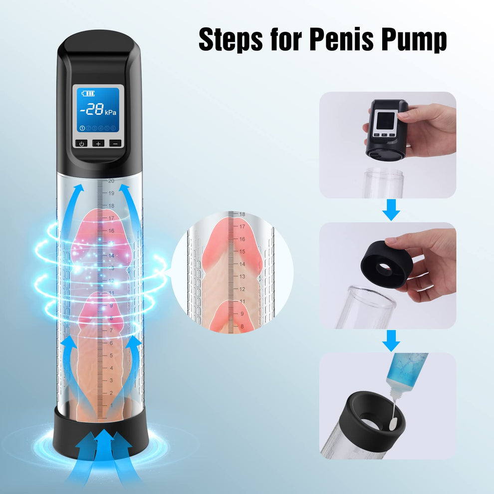 Photo inspiration: Visual Reference: 6 Suction 9 Vibration Vacuum Penis Pump With Pocket Pussy