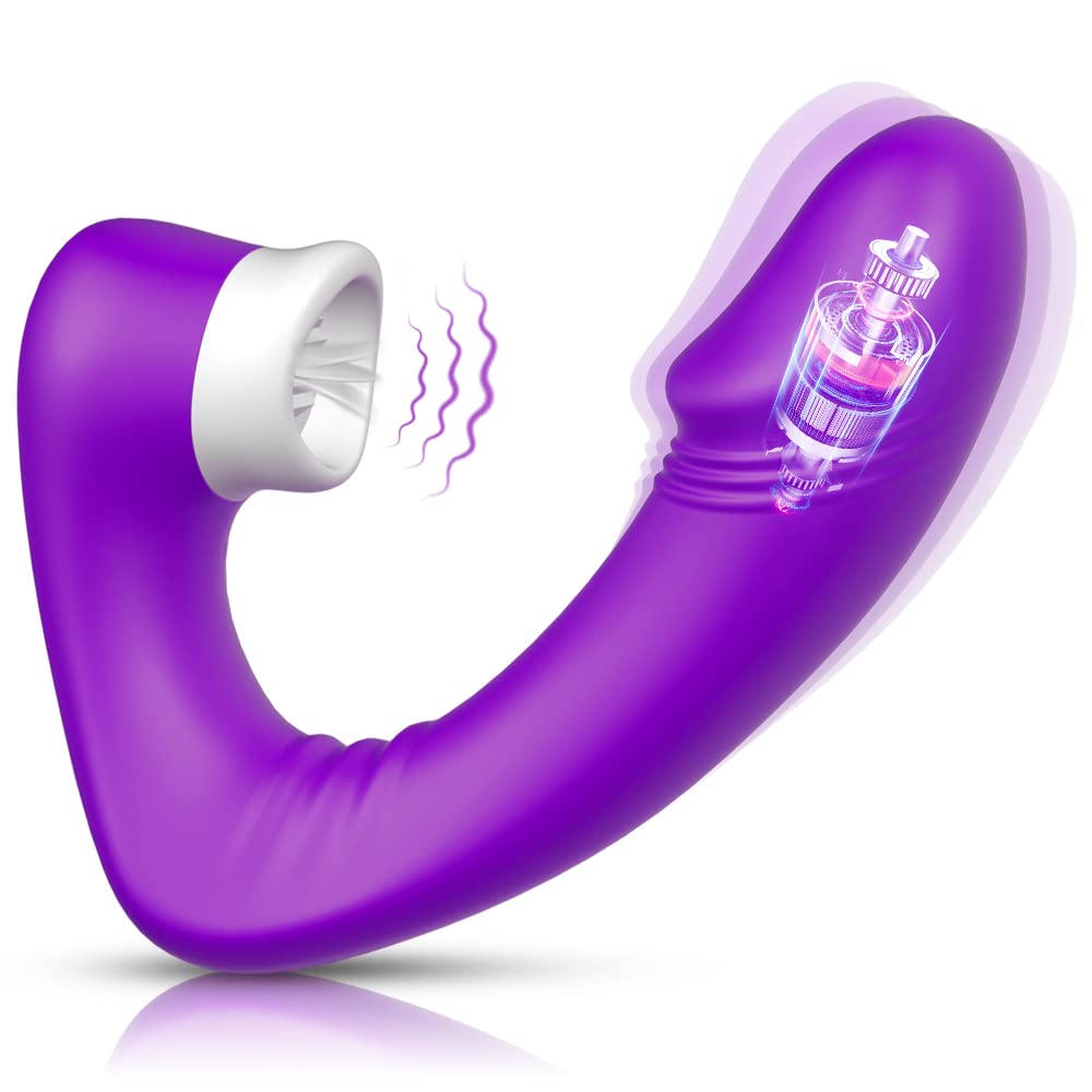 G-spot Dildo Clitoral Licking Vibrator