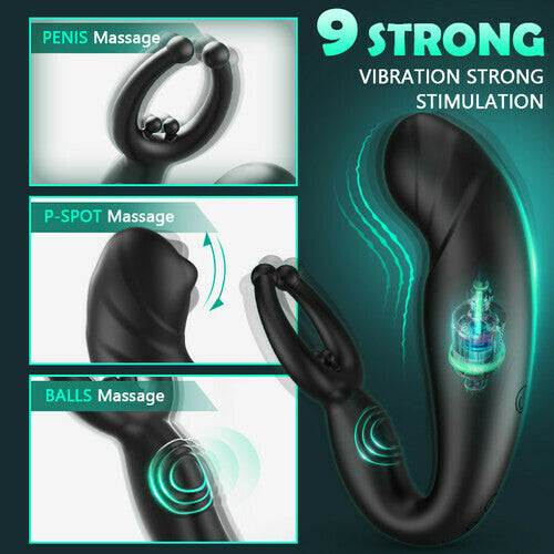 Rainstorm Beads Massage P-spot 9 Vibrating Prostate Toy