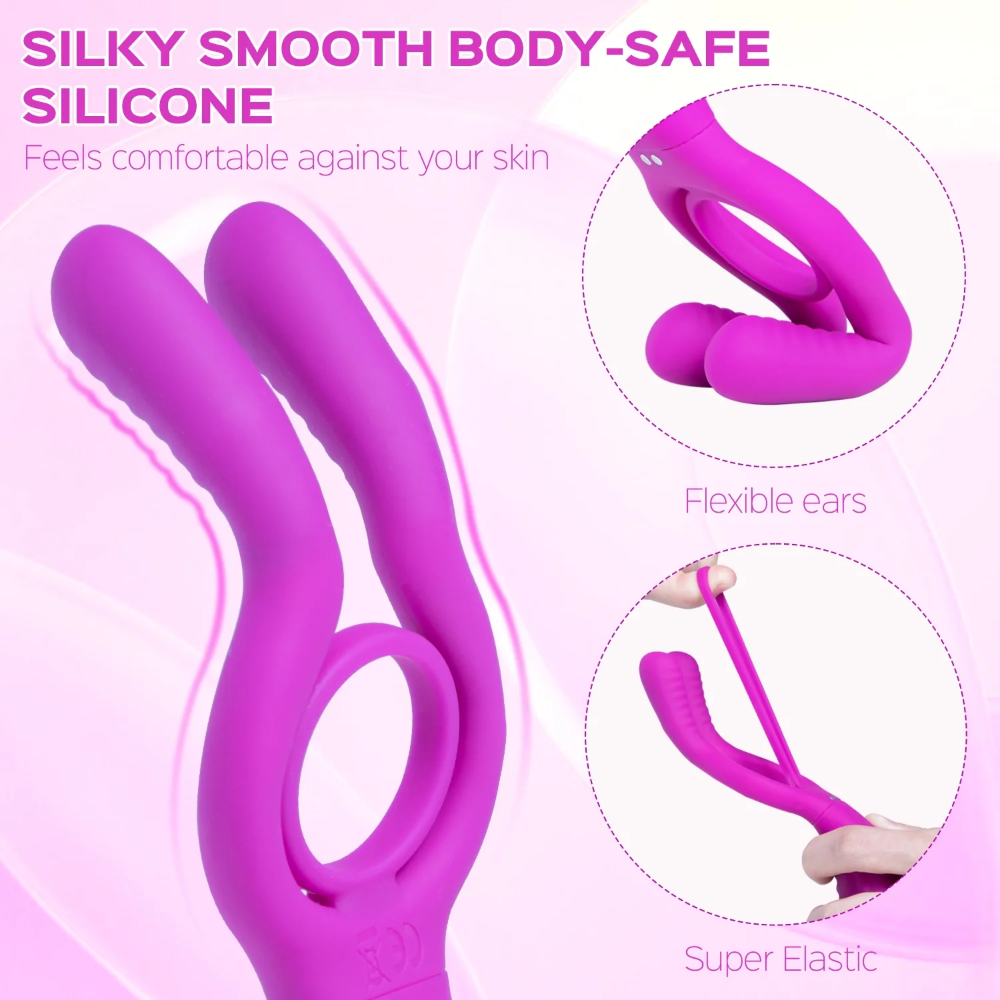 Remote Control Testicle Clit Vibrator With Cock Ring