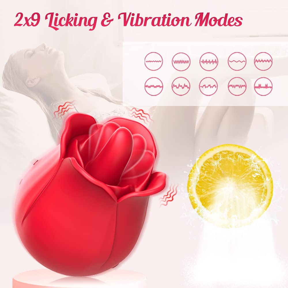 Rose Tongue Vibrator - Clitoral Stimulation 2.0.