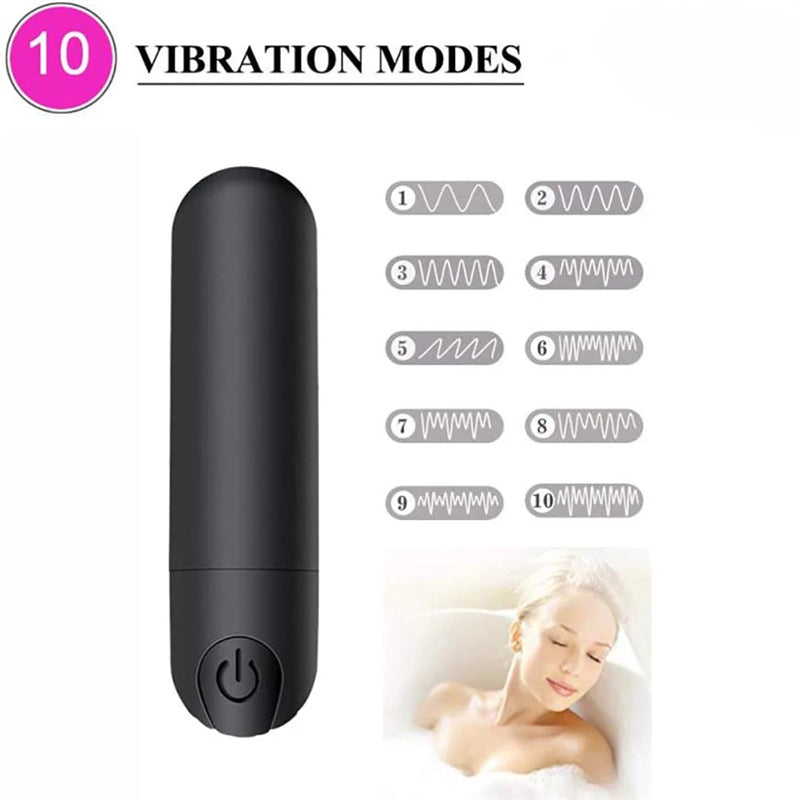 Vibrating Bullet Vibrator With Remote Control