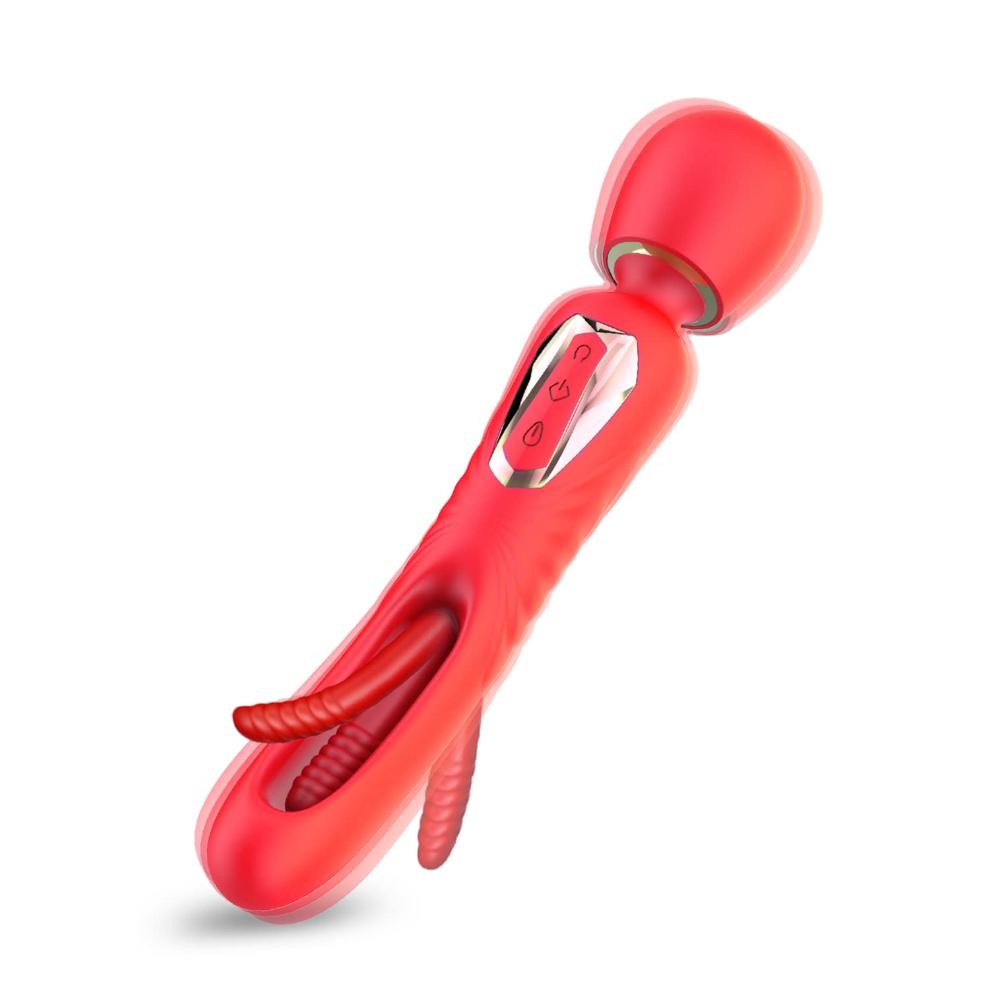 Vibrating Massage Wand & G-spot Tapping Stimulator