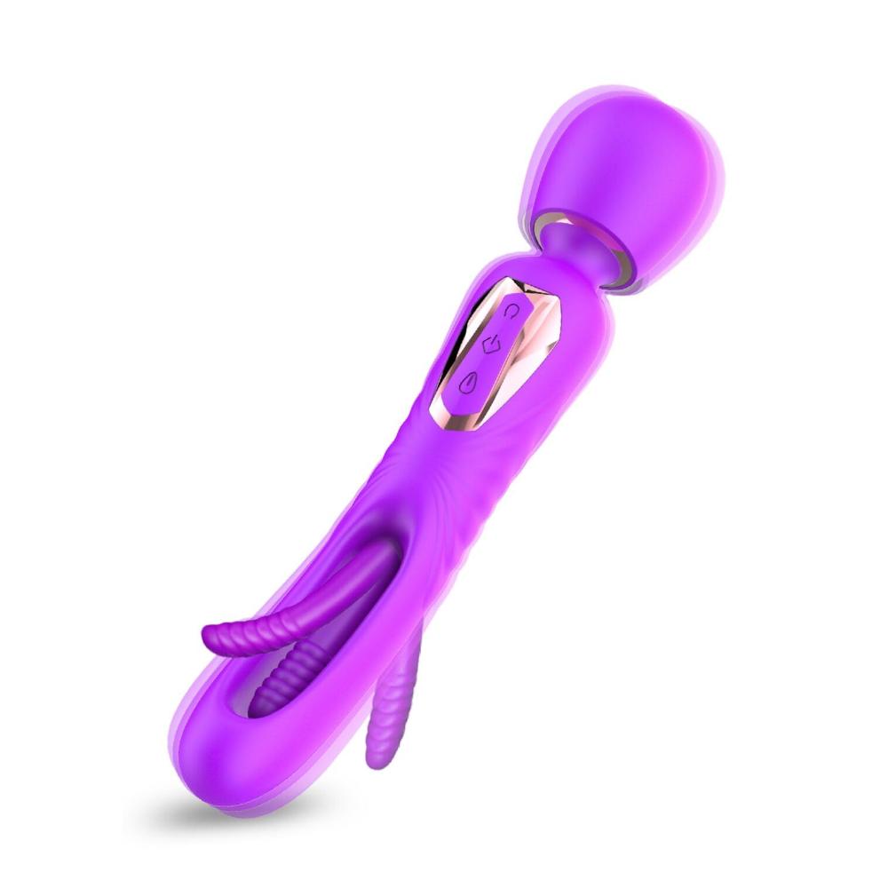 Vibrating Massage Wand & G-spot Tapping Stimulator