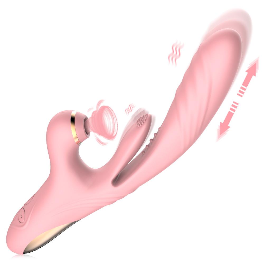 Clit Sucking Tongue Flapping & Thrusting Rabbit Vibrator